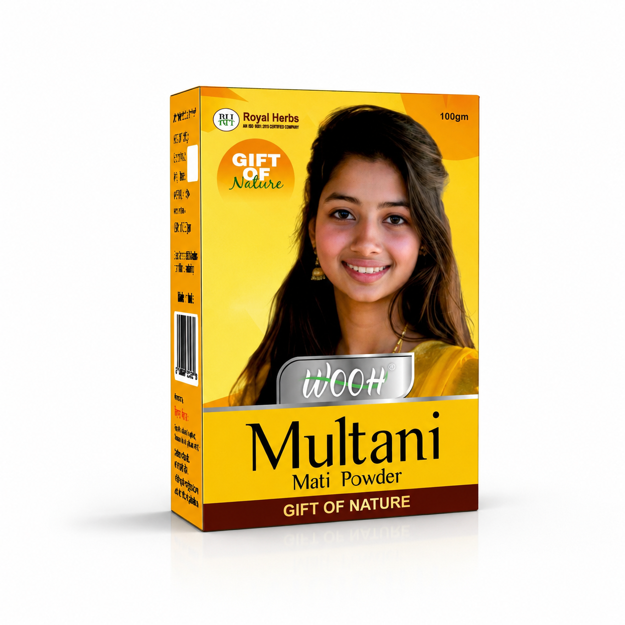 Wooh Multani Mati | Gift of Nature | Natural Fuller's Earth Powder | For Face & Skin Care | 50g & 100g
