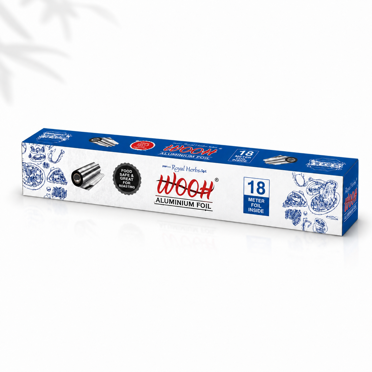 Wooh Aluminium Foil | Food Wrapping & Storage Foil | Freshness & Protection | Kitchen Essential | Easy to Use