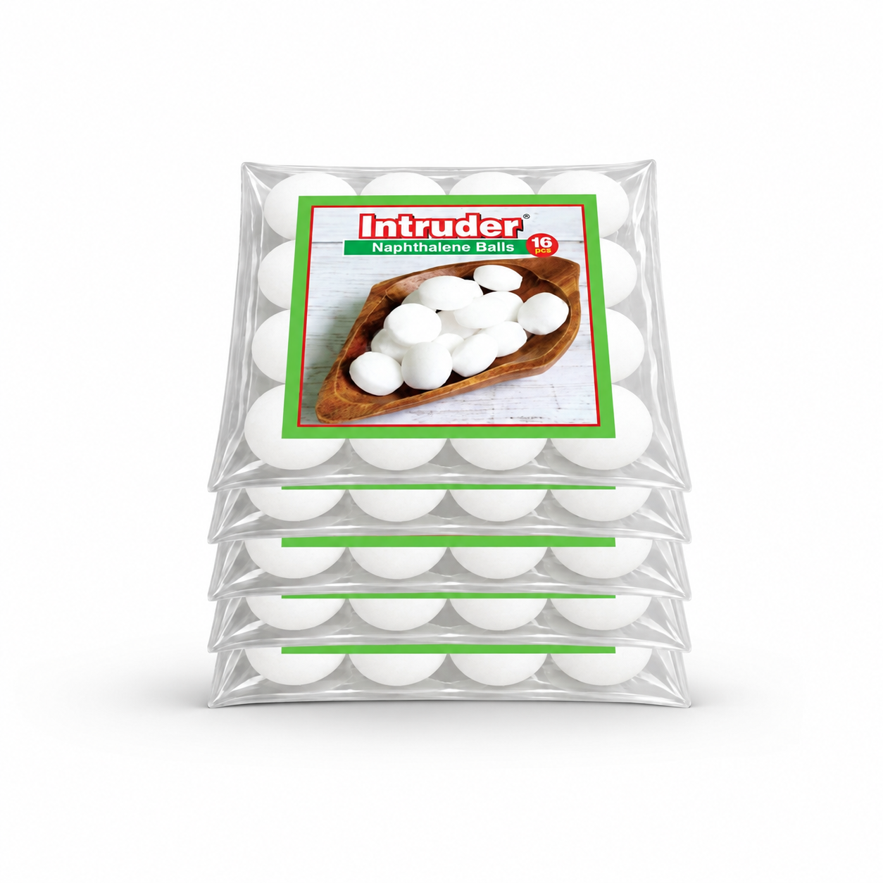 Intruder Naphthalene Balls Super Power Premium Snow White | Moth, Insect & Cockroach Repellent | Odour Control | For Wardrobes, Cupboards & Storage Spaces | 500g & 1kg