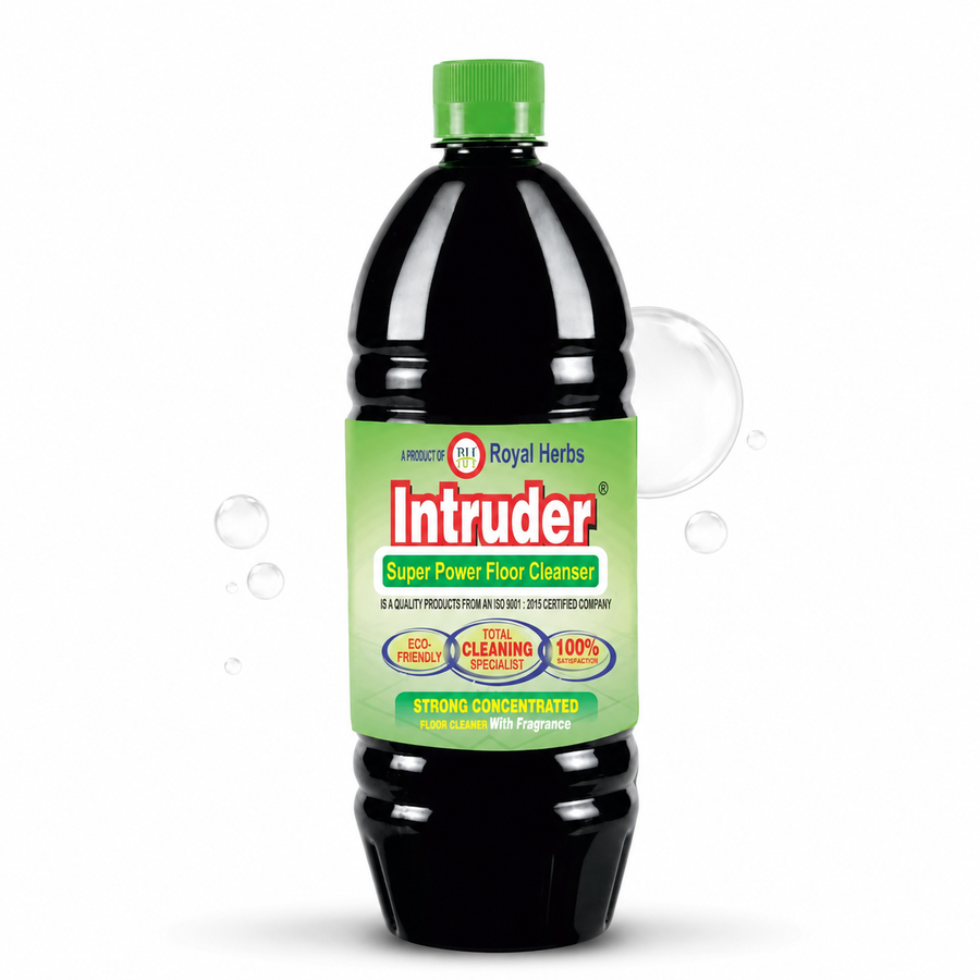 Intruder Super Power Floor Cleaner | Strong Concentrated Floor Cleaner with Fragrance | Total Cleaning Specialist | Eco Friendly | 200ml, 500ml, 1L & 5L