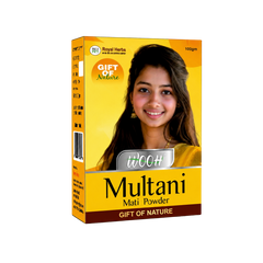 Wooh Multani Mati | Gift of Nature | Natural Fuller's Earth Powder | For Face & Skin Care | 50g & 100g