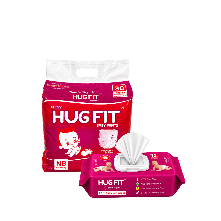Hugfit Everyday Care + Baby Wipes Bundle